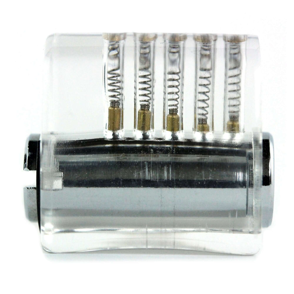 Dangerfield Clear Practice Locks For Training (3) - acrylic lock, padlock, double-sided