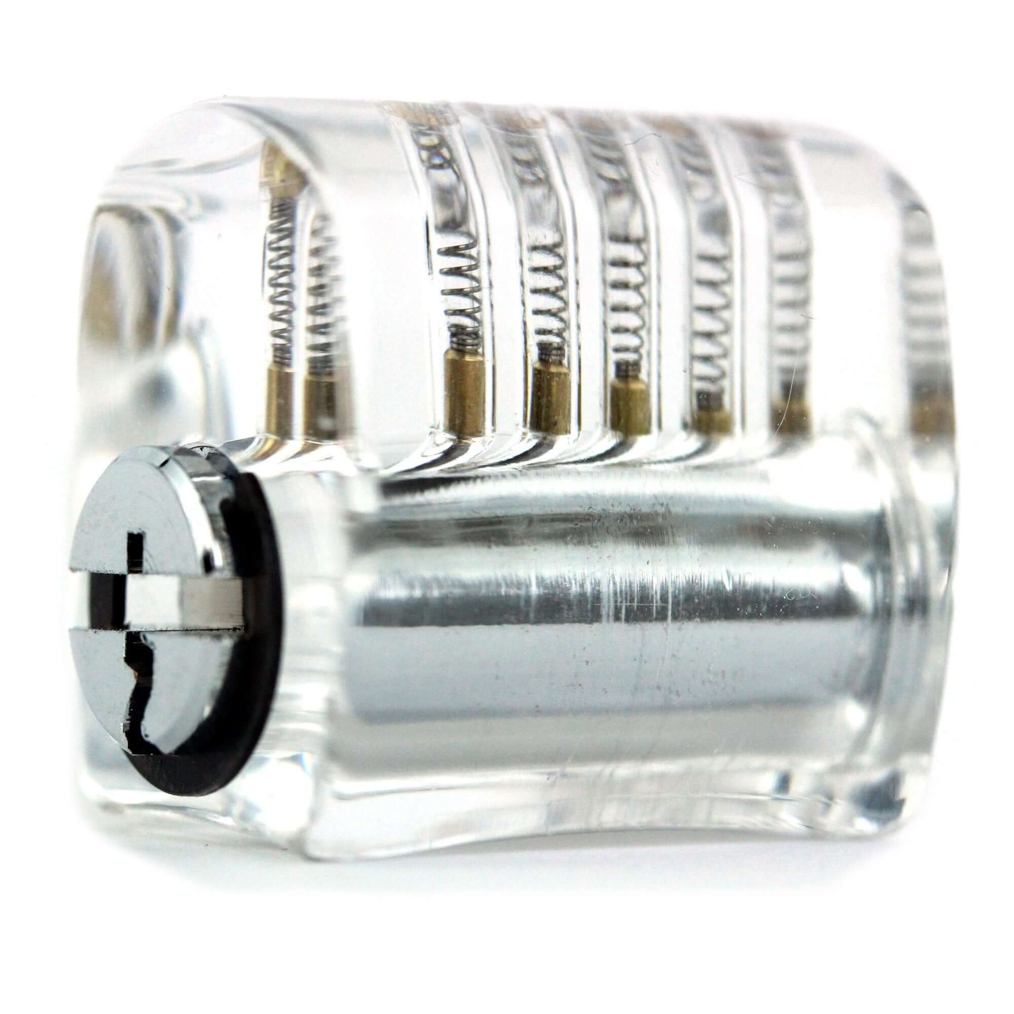 Dangerfield Clear Practice Locks For Training (3) - acrylic lock, padlock, double-sided
