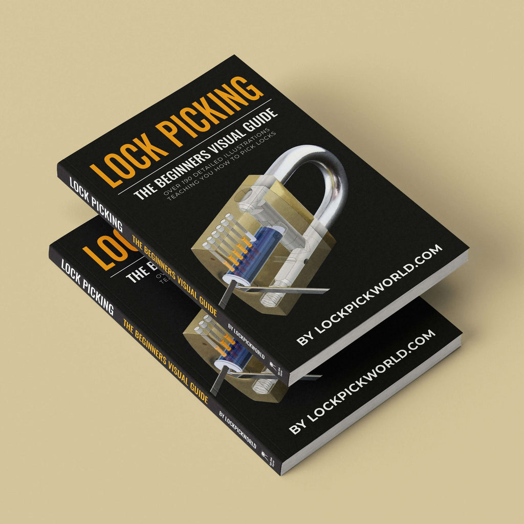 Lock Picking Book - Beginners Visual Guide, 190 Color Illustrations